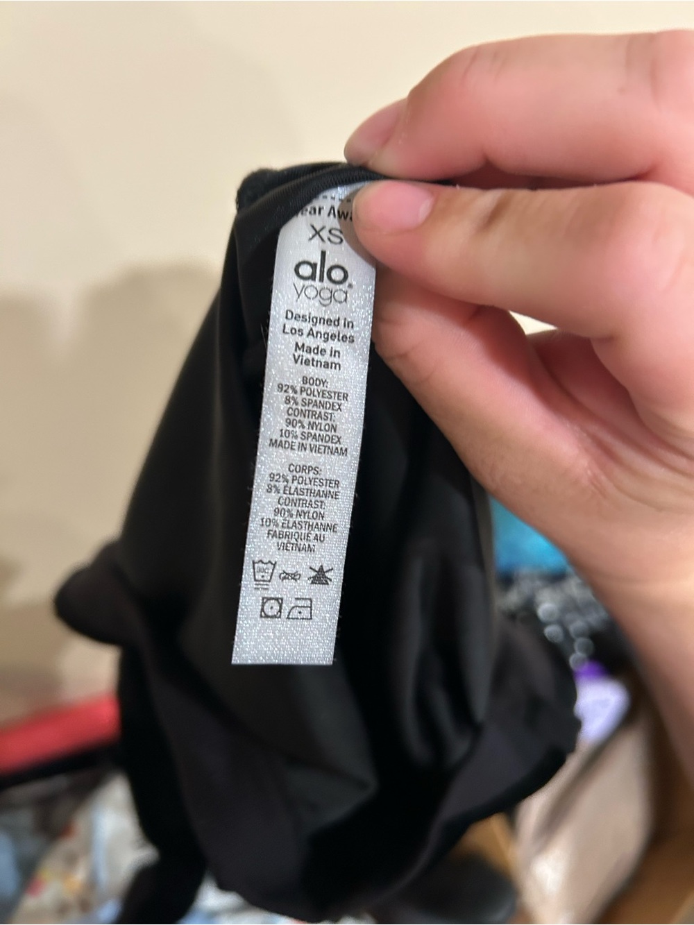 Alo Velour Crop Hoodie XS - Picture 6 of 6
